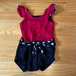 One piece from Busybodleos, great for gymnastics or dance.